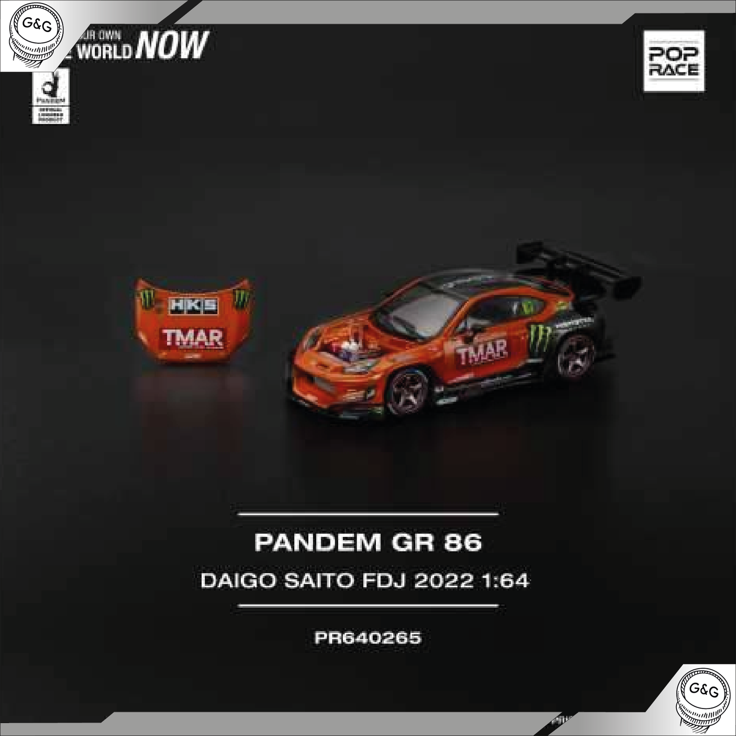 POP RACE - 2022 PANDEM GR 86 DAIGO SAITO FDJ