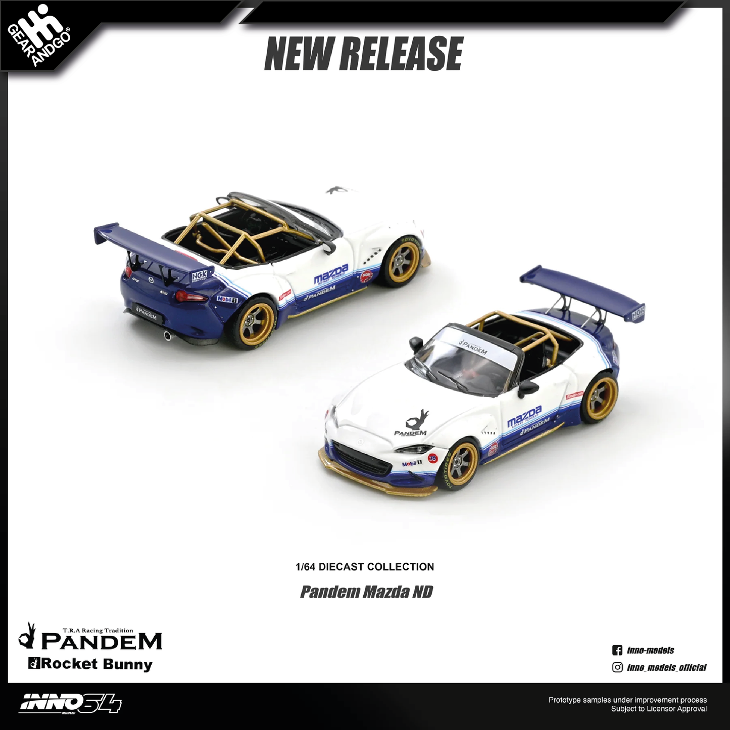 INNO64 - MAZDA MX-5 (ND) MIATA "PANDEM ROCKET BUNNY"