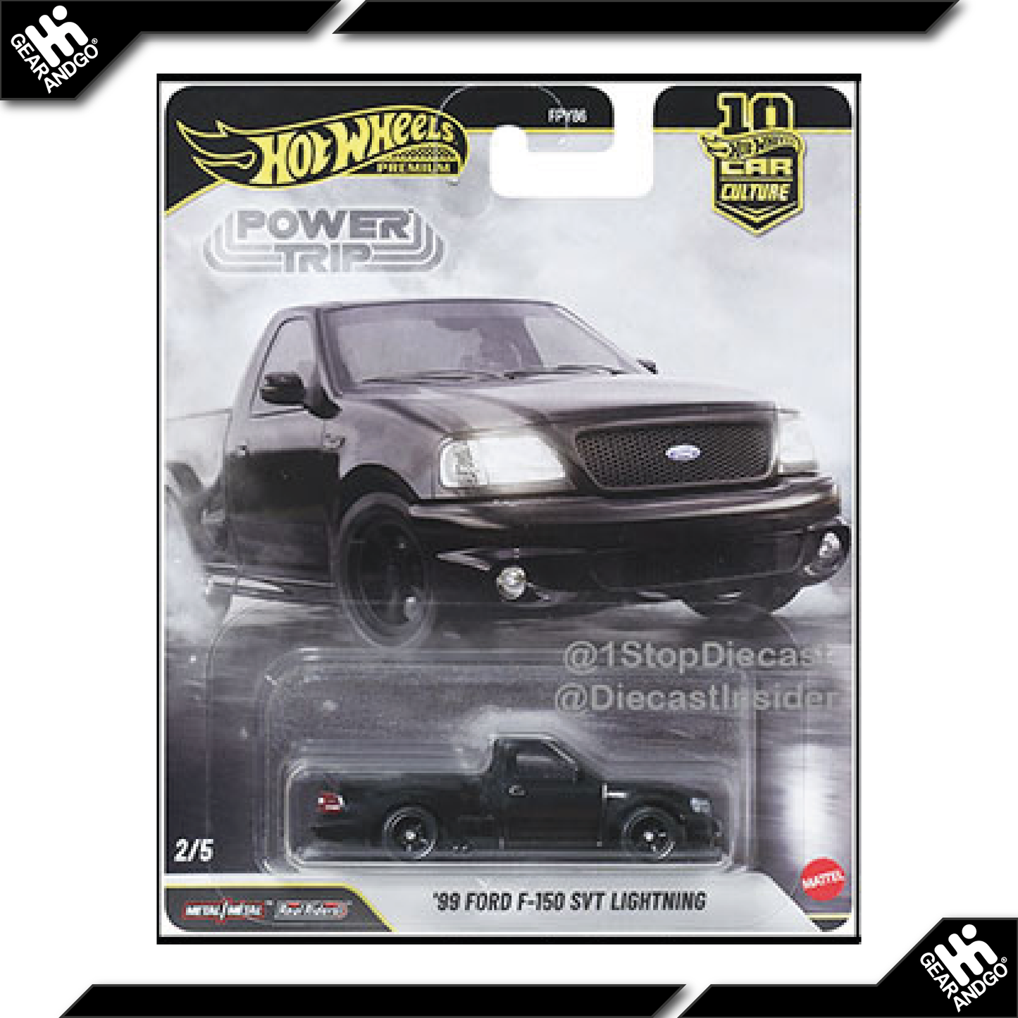 HOT WHEELS POWER TRIP - '99 FORD F-150 SVT LIGHTING