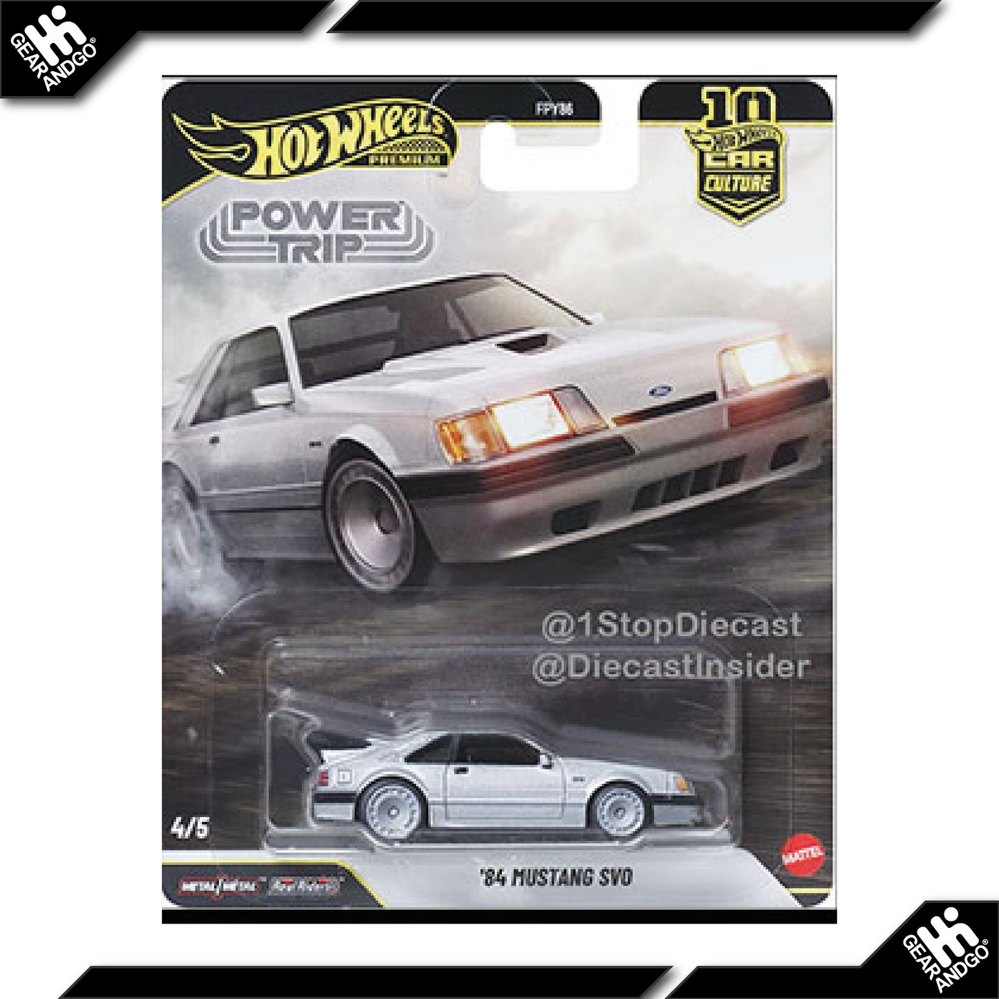 HOT WHEELS POWER TRIP - '84 MUSTANG SVO