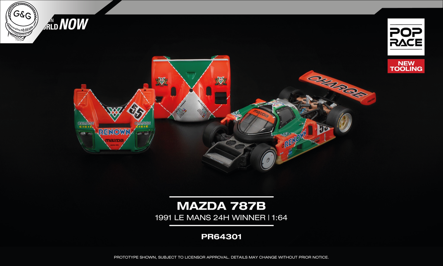 POP RACE - 1991 MAZDA 787B LE MANS 24H WINNER