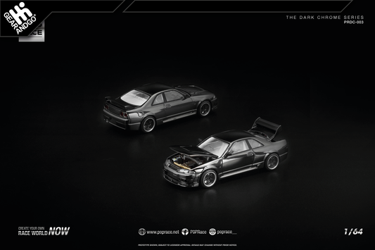 POP RACE 003 - SKYLINE R33 GT-R *THE DARK CHROME SERIES*