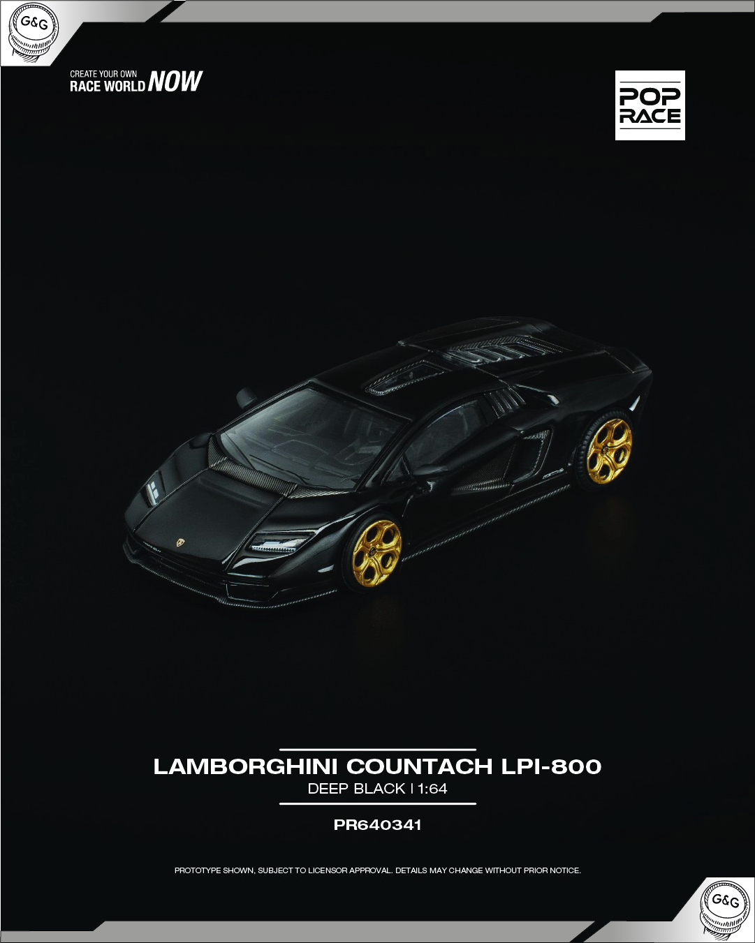POP RACE - LAMBORGHINI COUNTACH LPI 800-4