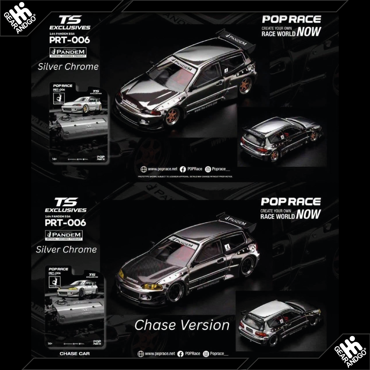 POP RACE 006 - PANDEM EG6 *TOKYO STATION EXCLUSIVES*