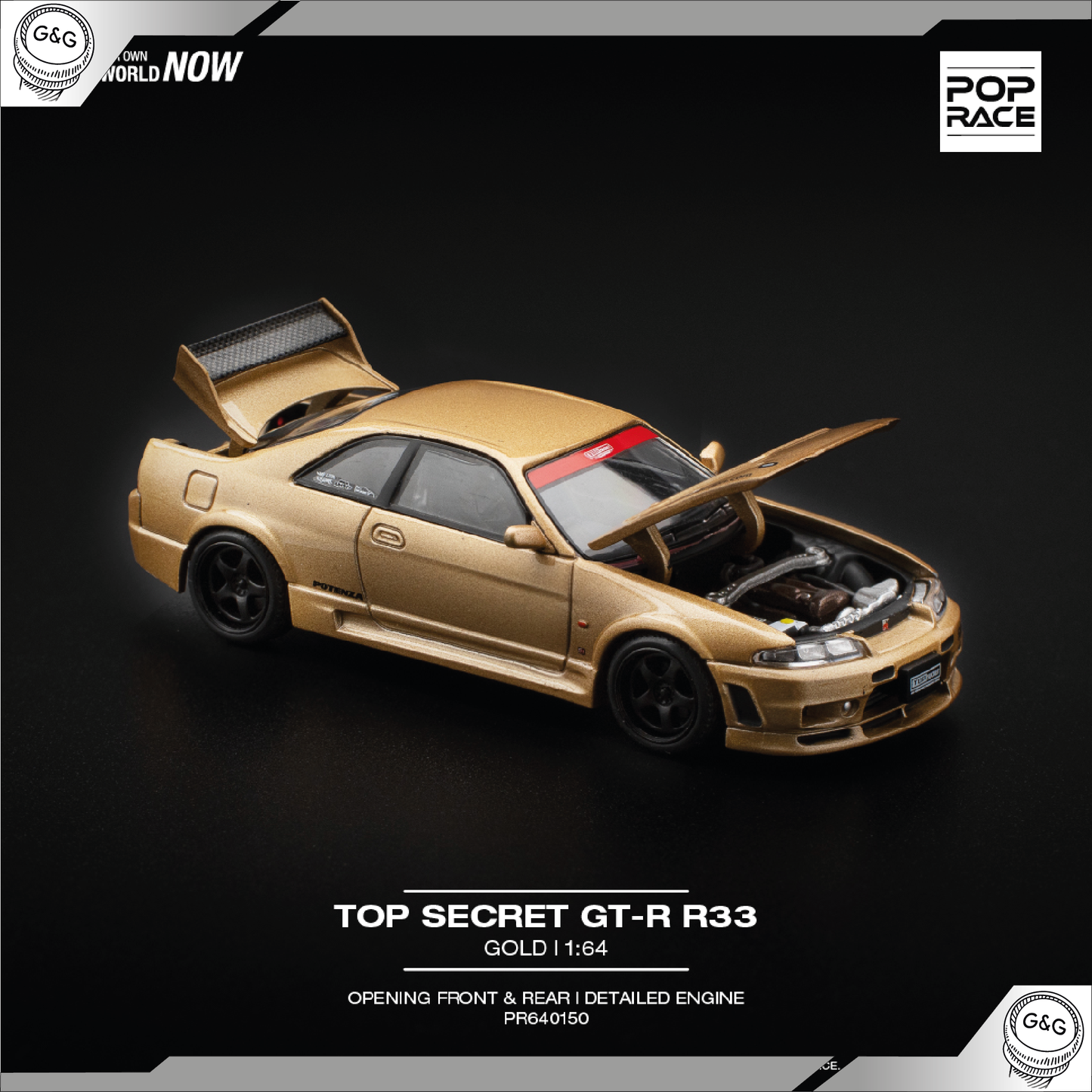 POP RACE TOP SECRET GT-R R33