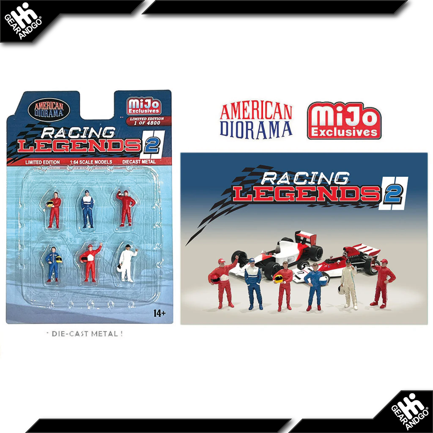 AMERICAN DIORAMA RACING LEGENDS #2