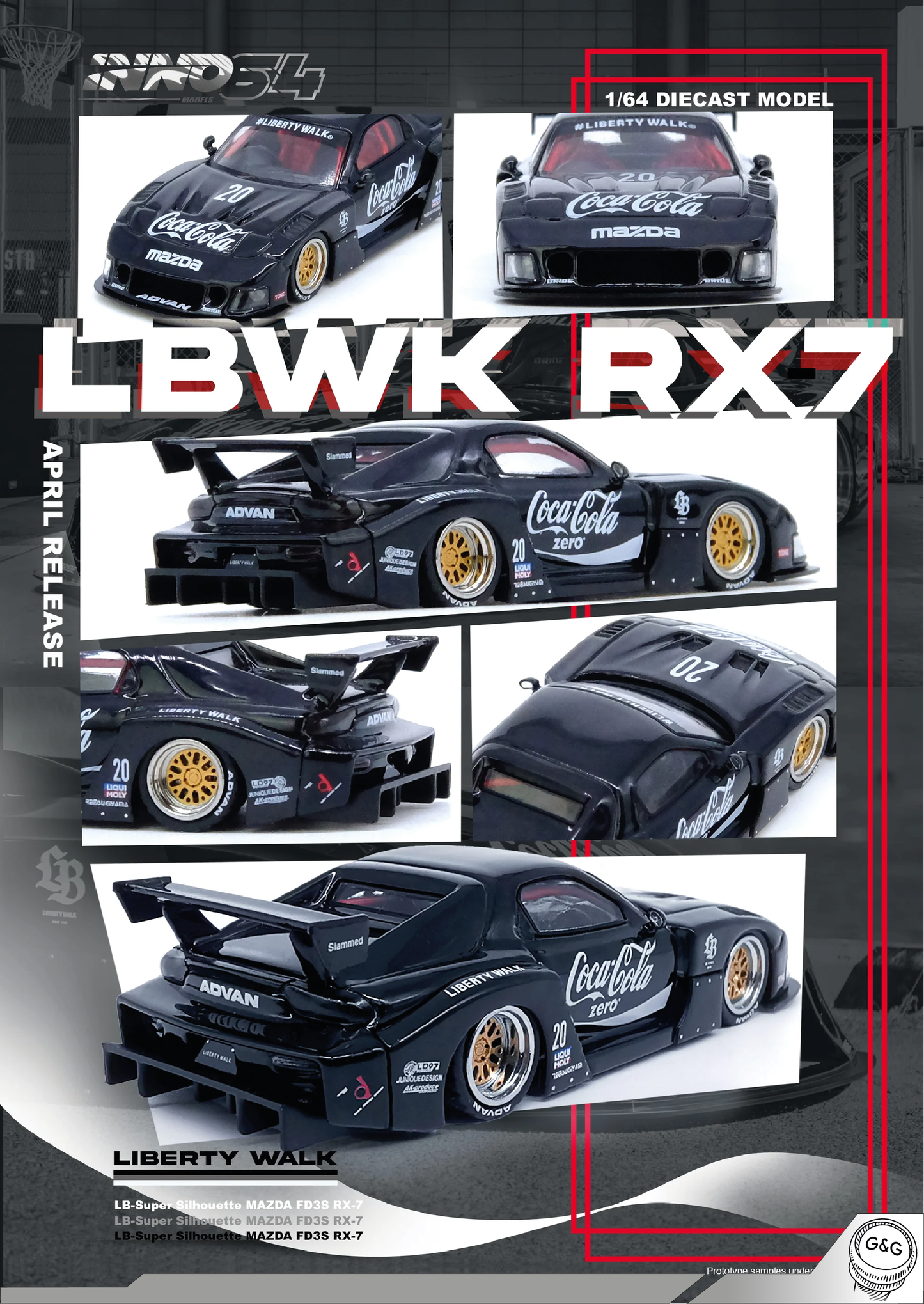 INNO64 LBWK MAZDA RX7 (FD3S) LB SUPER SILHOUETTE