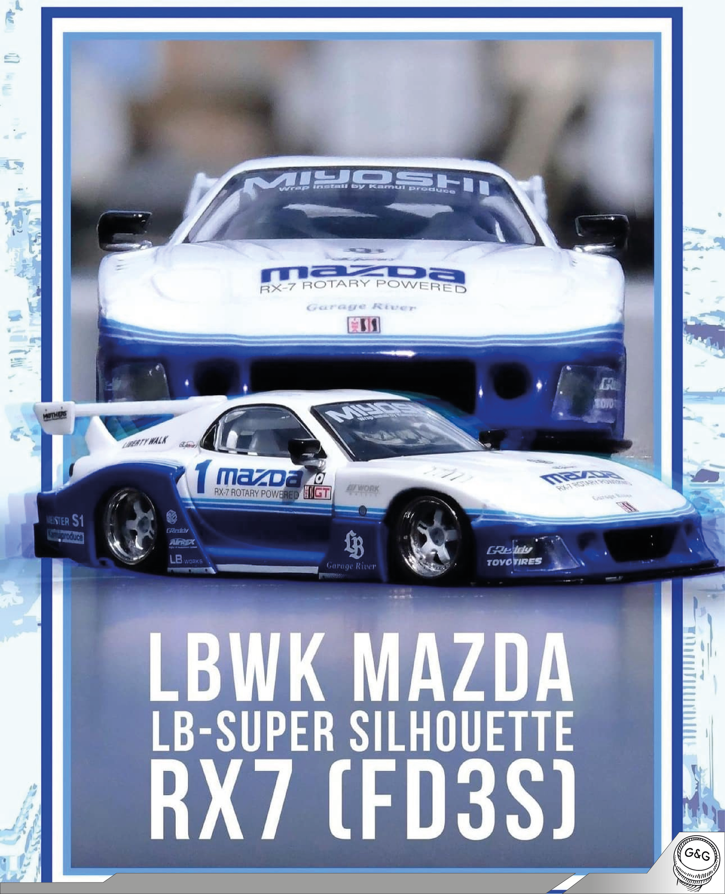 INNO64 LBWK MAZDA RX7 (FD3S) LB SUPER SILHOUETTE *HONG KONG TOY CAR SALON 2024 SPECIAL EDITION*