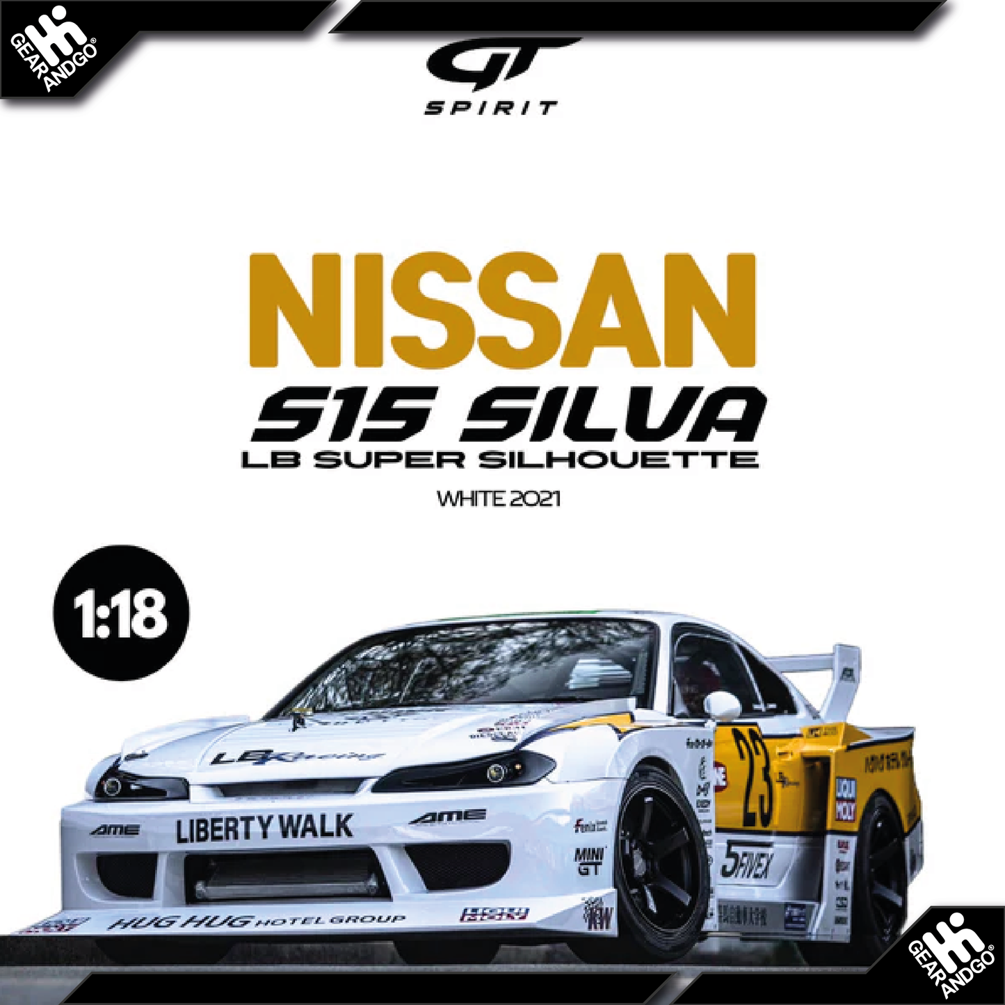 GT SPIRIT 560 - NISSAN SILVIA S15 LB SUPER SILHOUETTE 2021