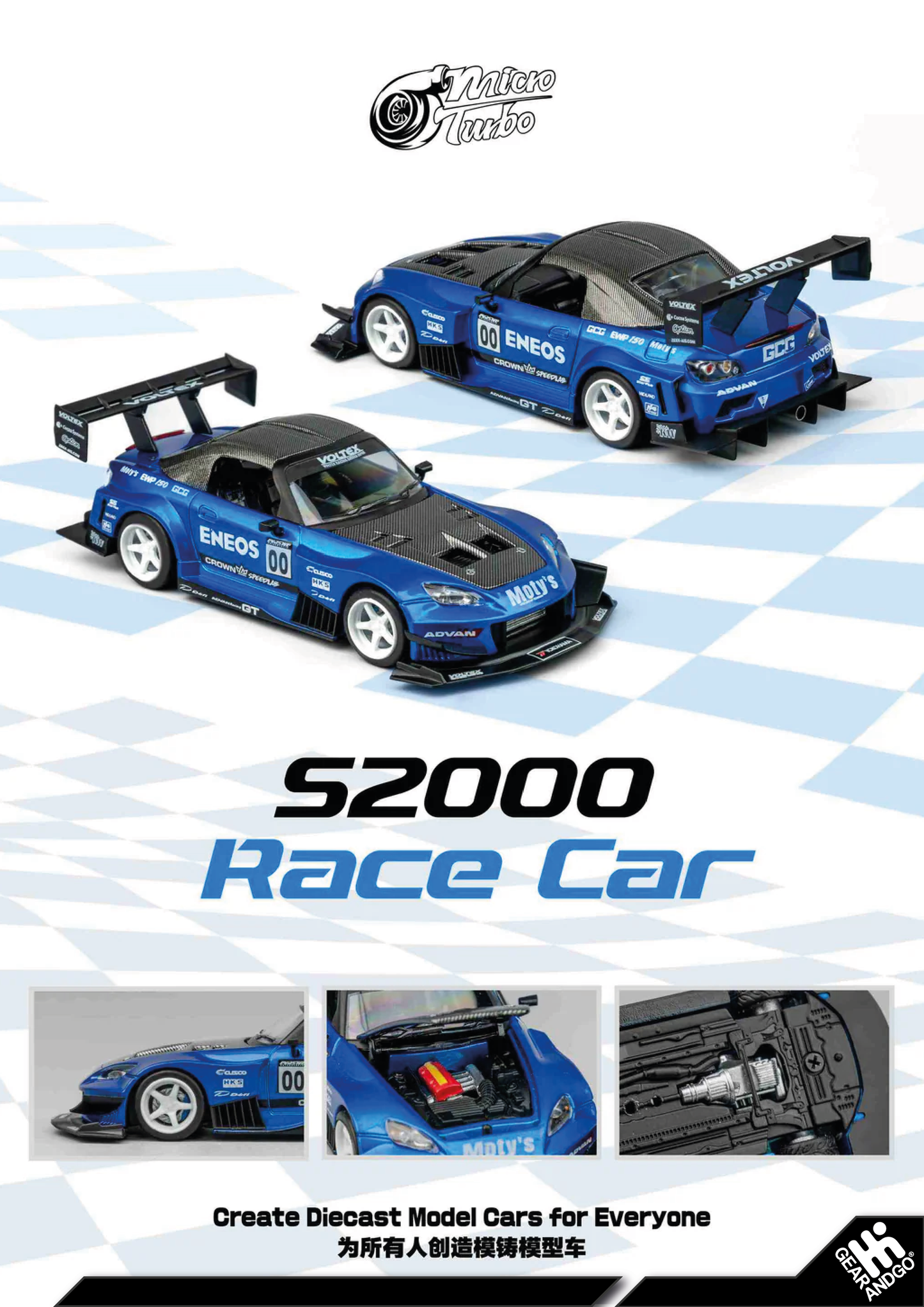 MICRO TURBO - CUSTOM HONDA S2000 RACE CAR