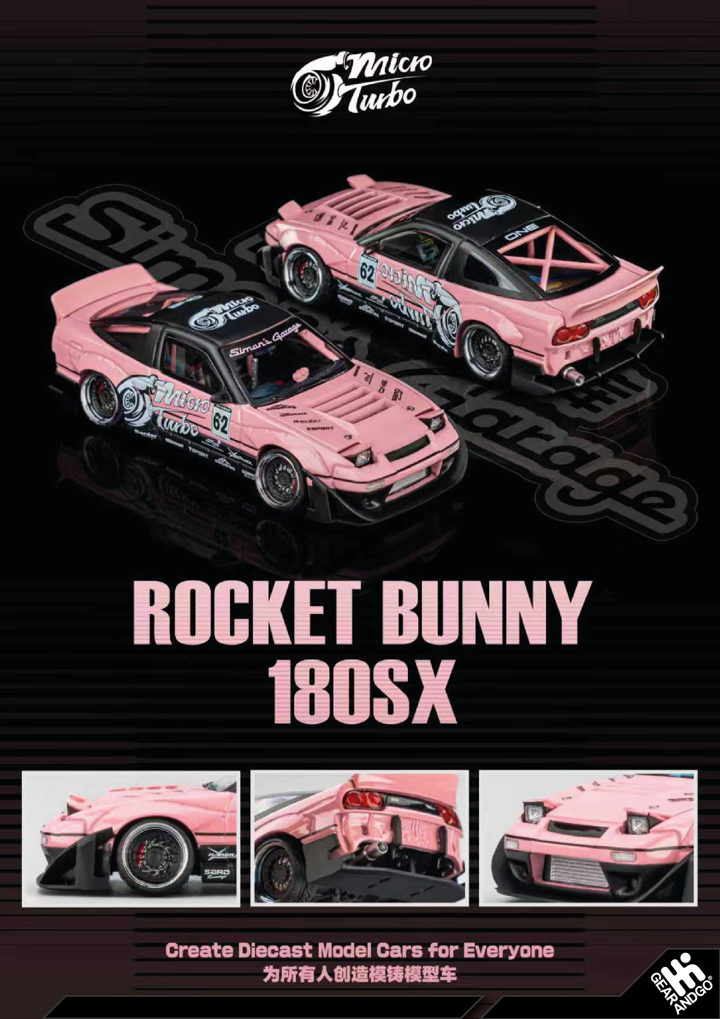 MICRO TURBO - ROCKET BUNNY 180SX