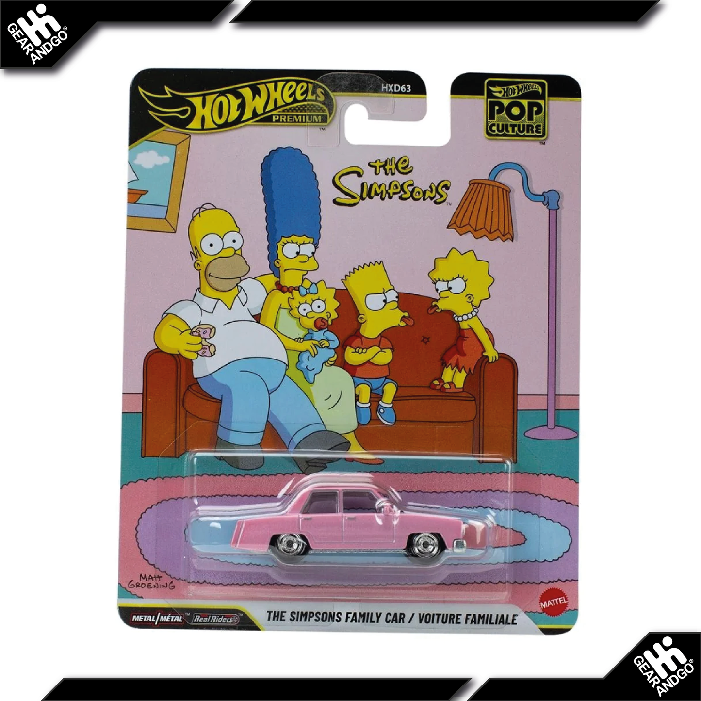 HOT WHEELS POP CULTURE - THE SIMPSONS FAMILY CAR