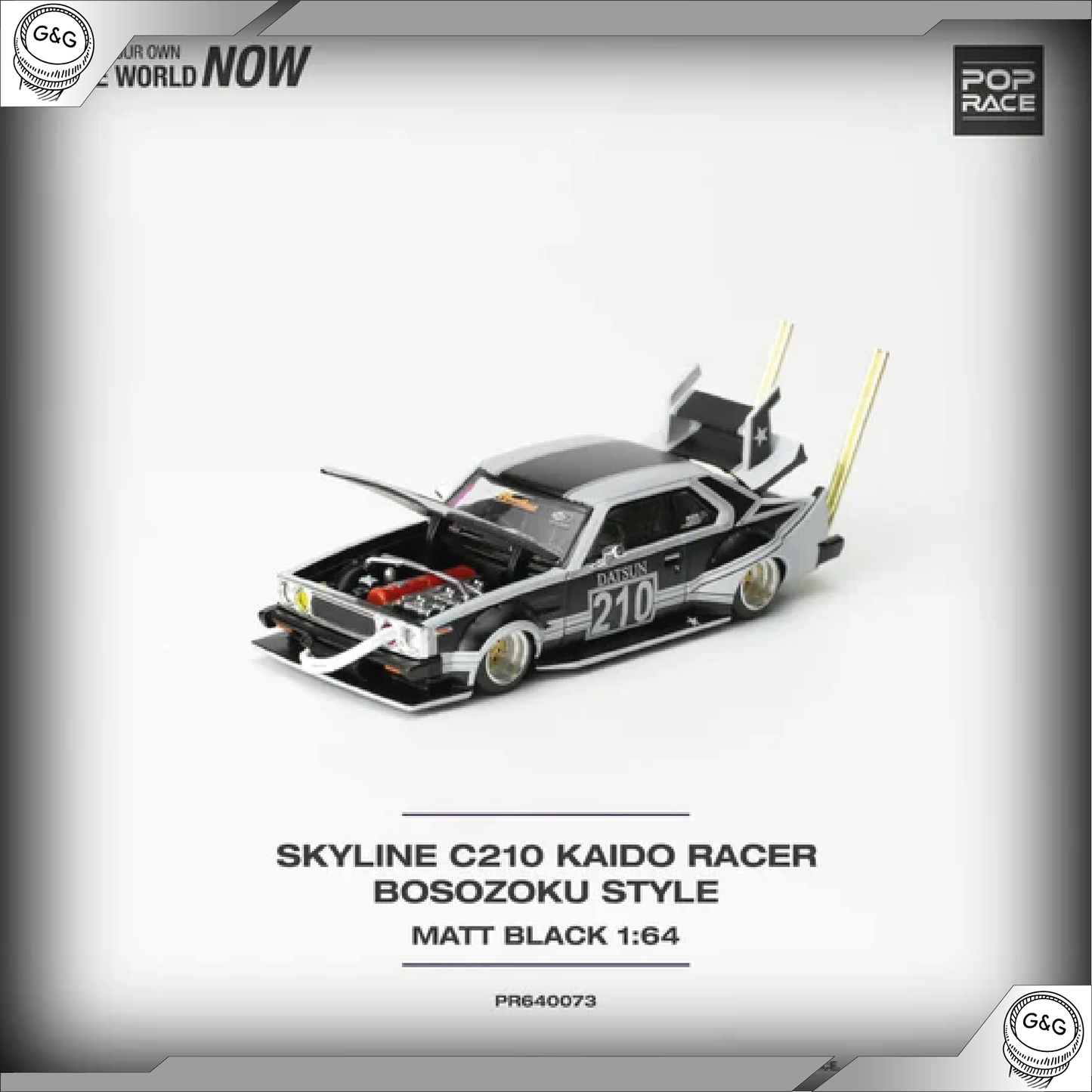 POP RACE NISSAN SKYLINE C210 *KAIDO HOUSE RACER* BOSOZUKU