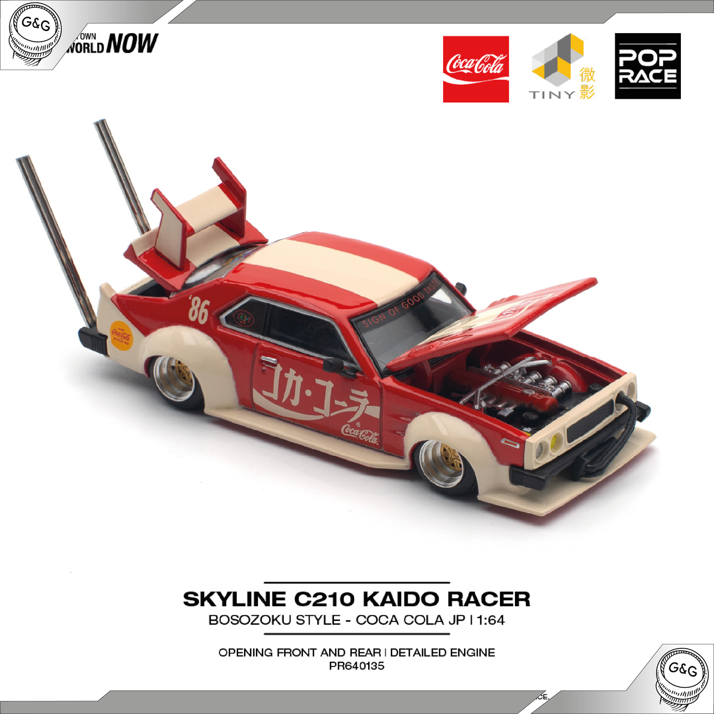 POP RACE SKYLINE C210 KAIDO RACER