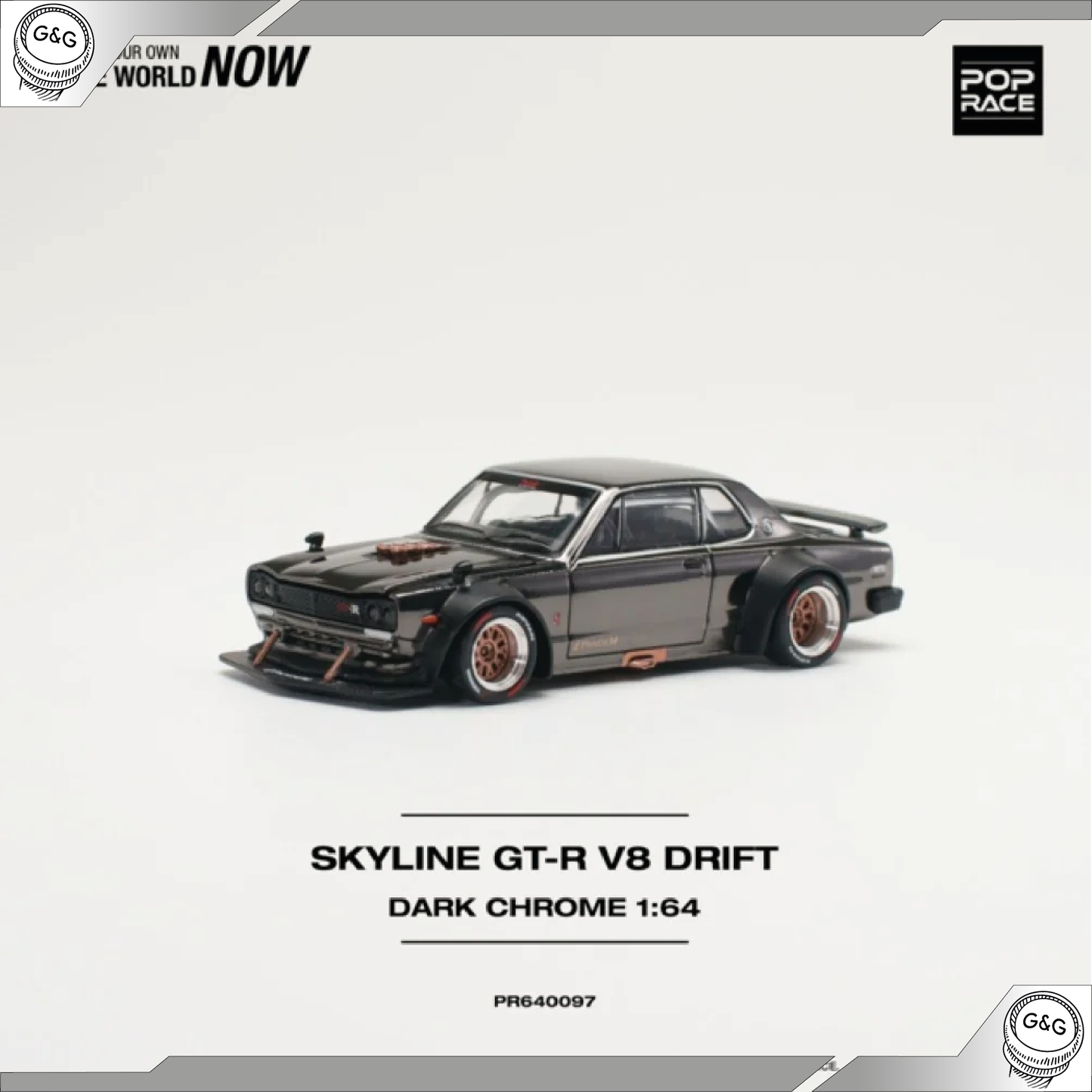 POP RACE NISSAN SKYLINE GT-R V8 DRIFT (HAKOSUKA)