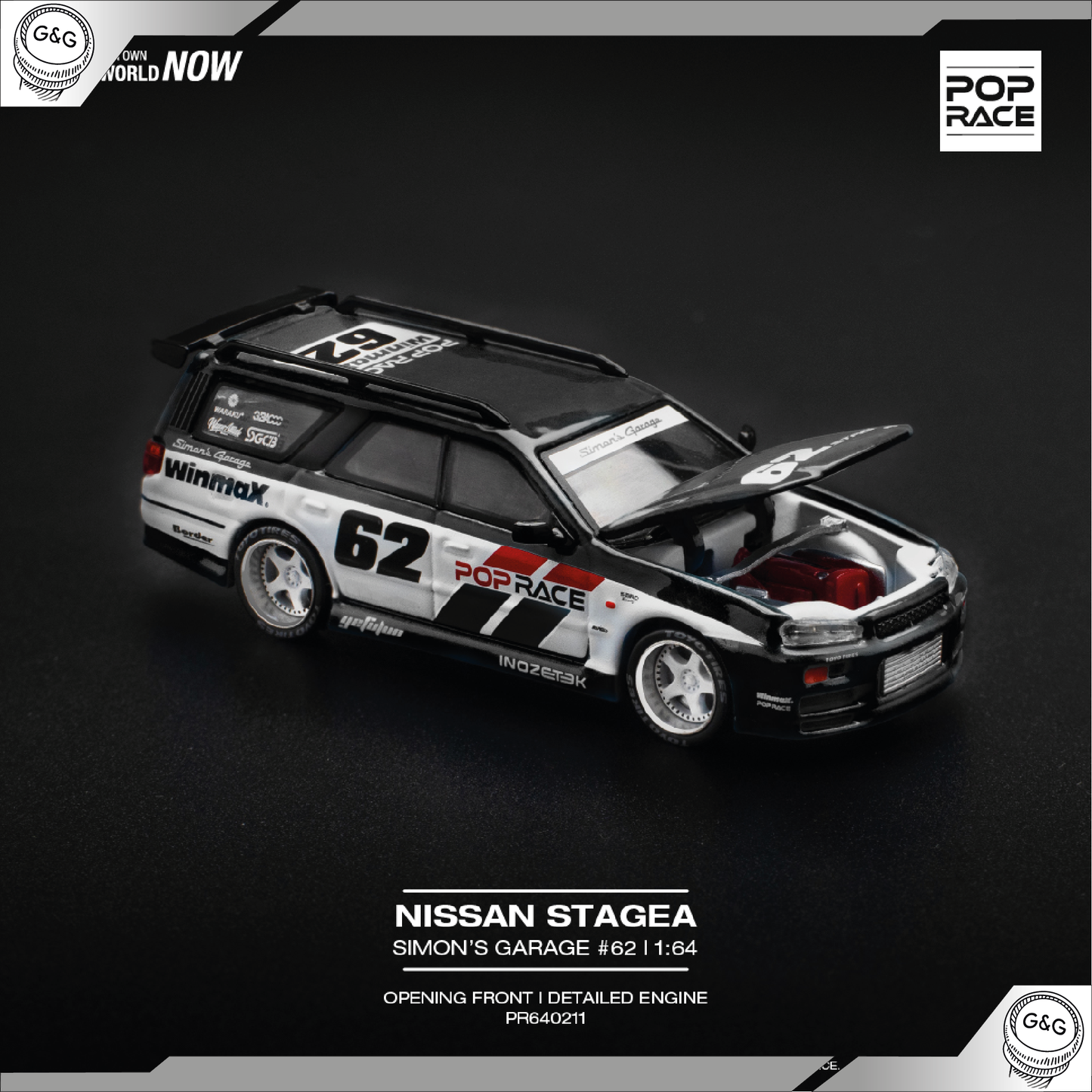 POP RACE NISSAN STAGEA SIMON'S GARAGE #62