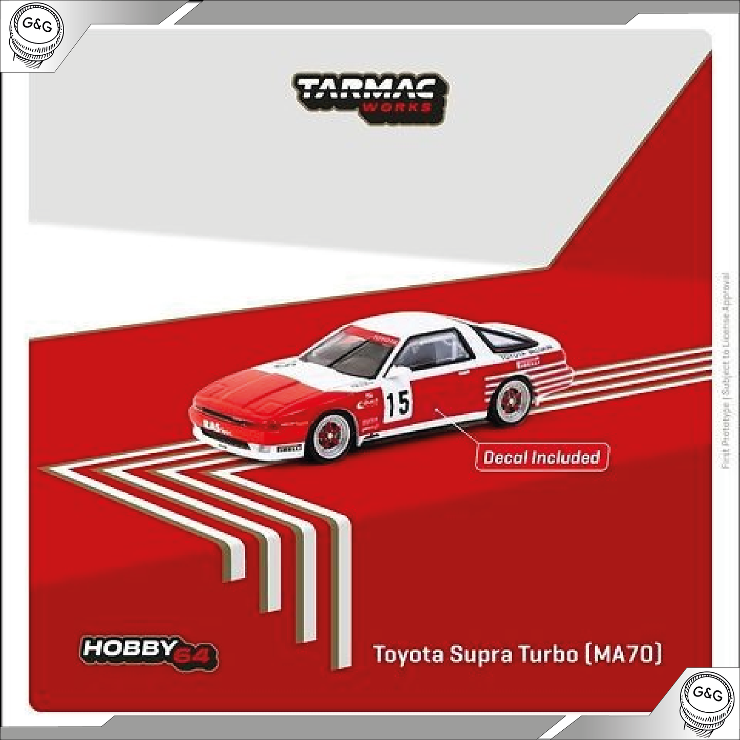 TARMAC 1987 TOYOTA SUPRA TURBO (MA70) #15 M. MICANGELI/E. CALDERARI ETCC