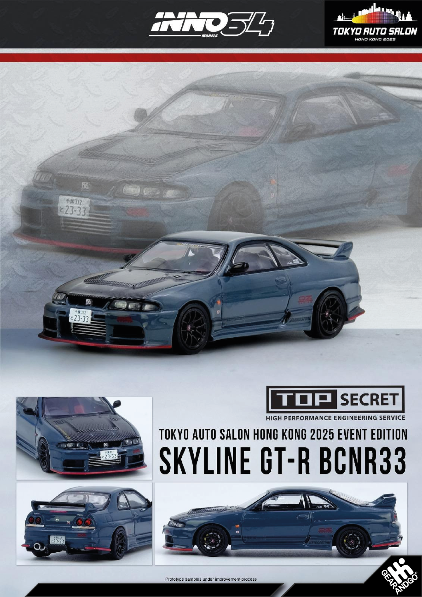 INNO64 - SKYLINE GT-R BCNR33 *TOKYO AUTO SALON HONG KONG 2025 EVENT EDITION*