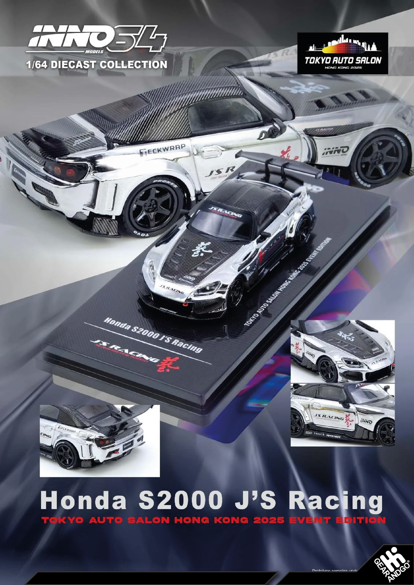 INNO64 - HONDA S2000 J'S RACING *TOKYO AUTO SALON HONG KONG 2025 EVENT EDITION*