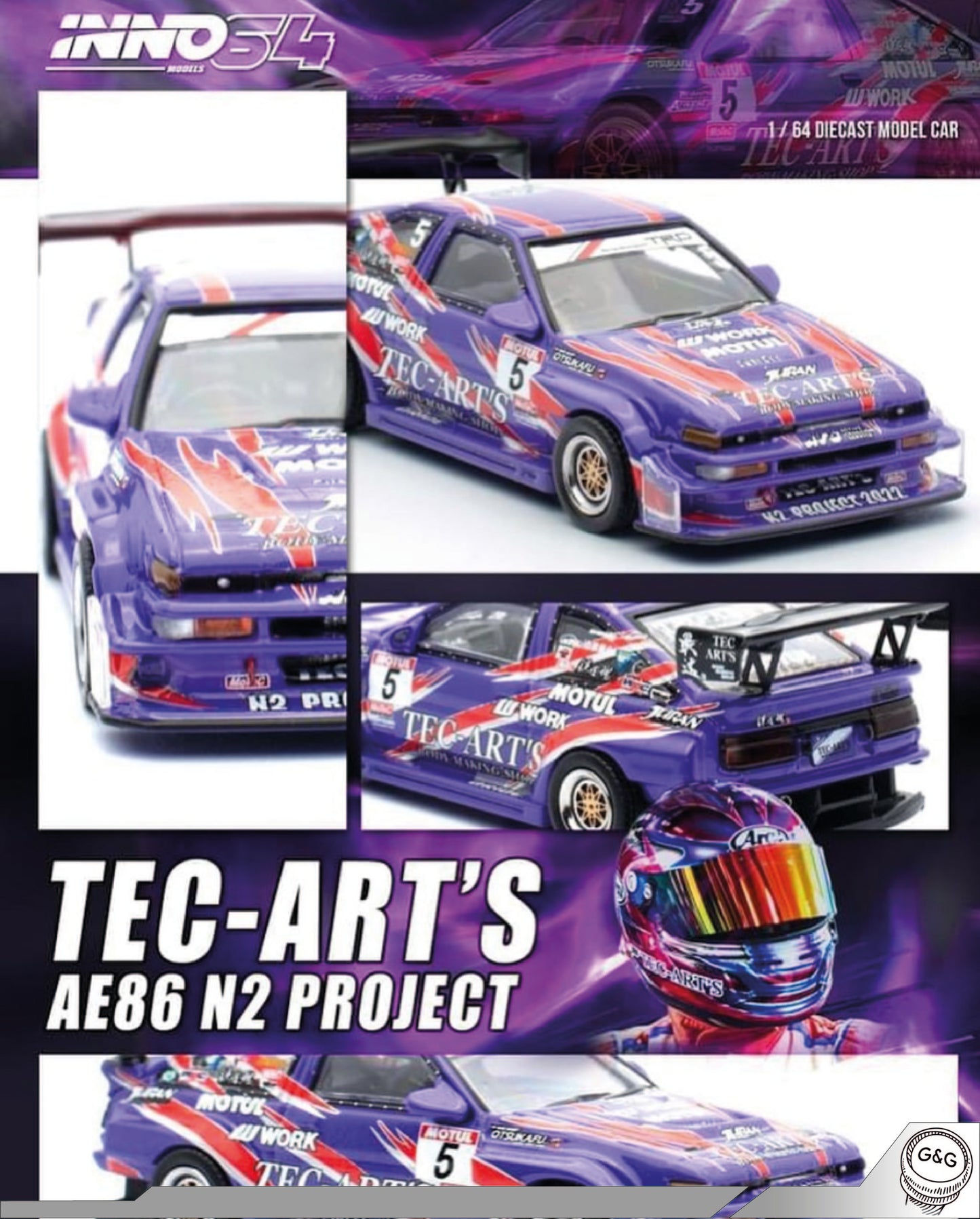 INNO64 TEC ART'S AE86 N2 PROJECT