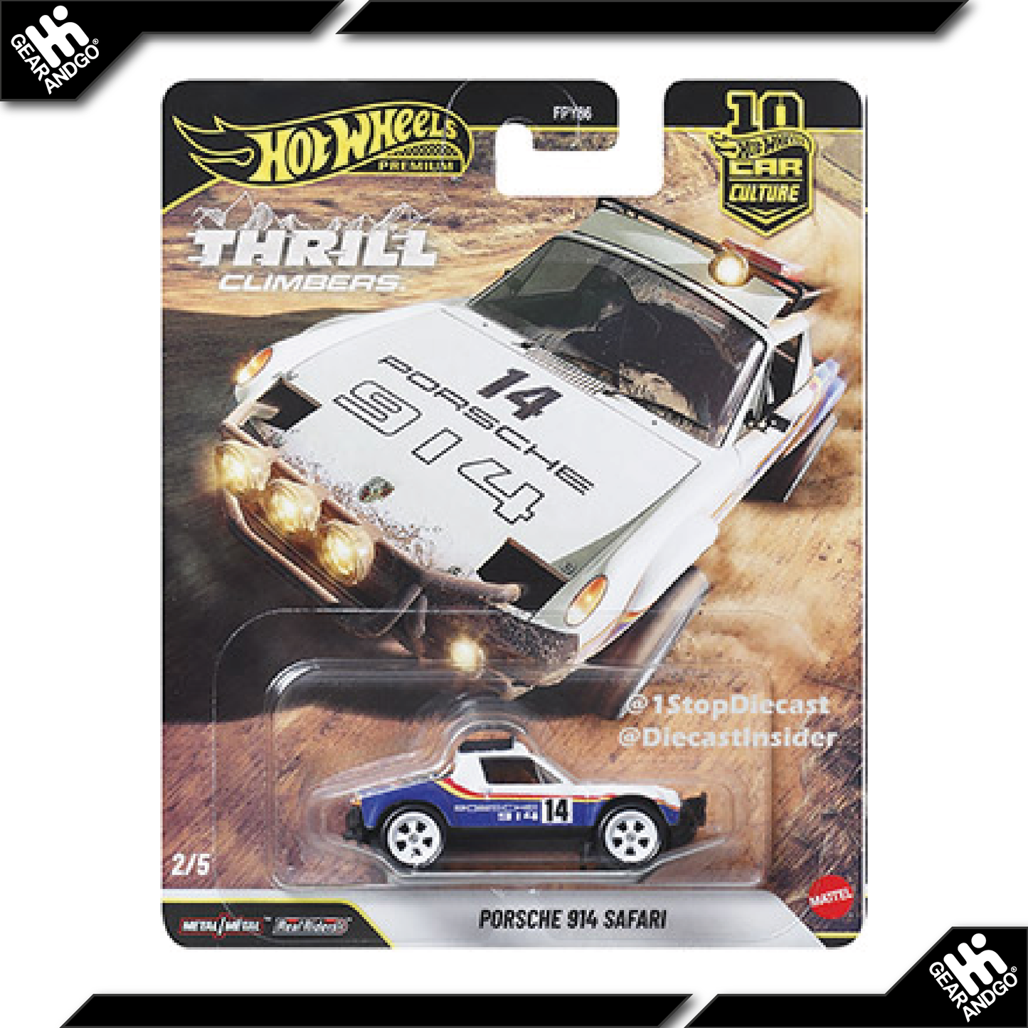 HOT WHEELS THRILL CLIMBERS - PORSCHE 914 SAFARI