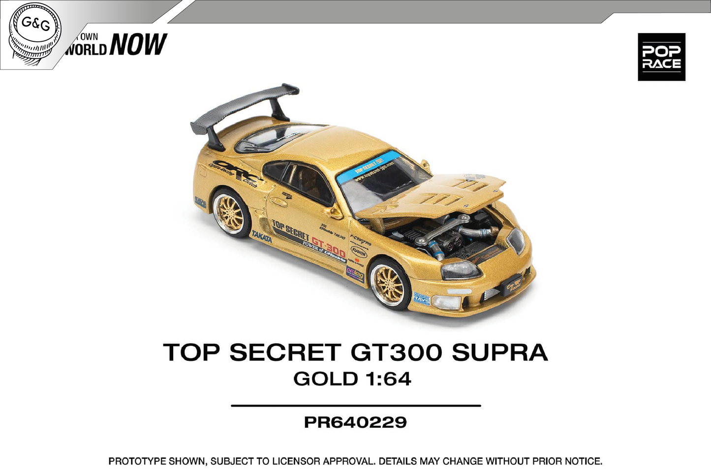 POP RACE - TOP SECRET GT300 SUPRA
