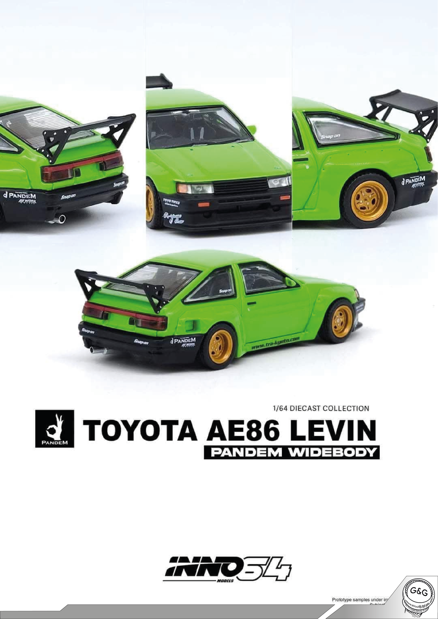 INNO64 - TOYOTA AE86 LEVIN *PANDEM ROCKET BUNNY*
