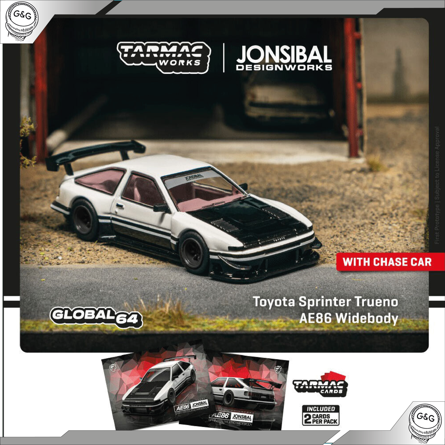 TARMAC TOYOTA SPRINTER TRUENO AE86 WIDEBODY