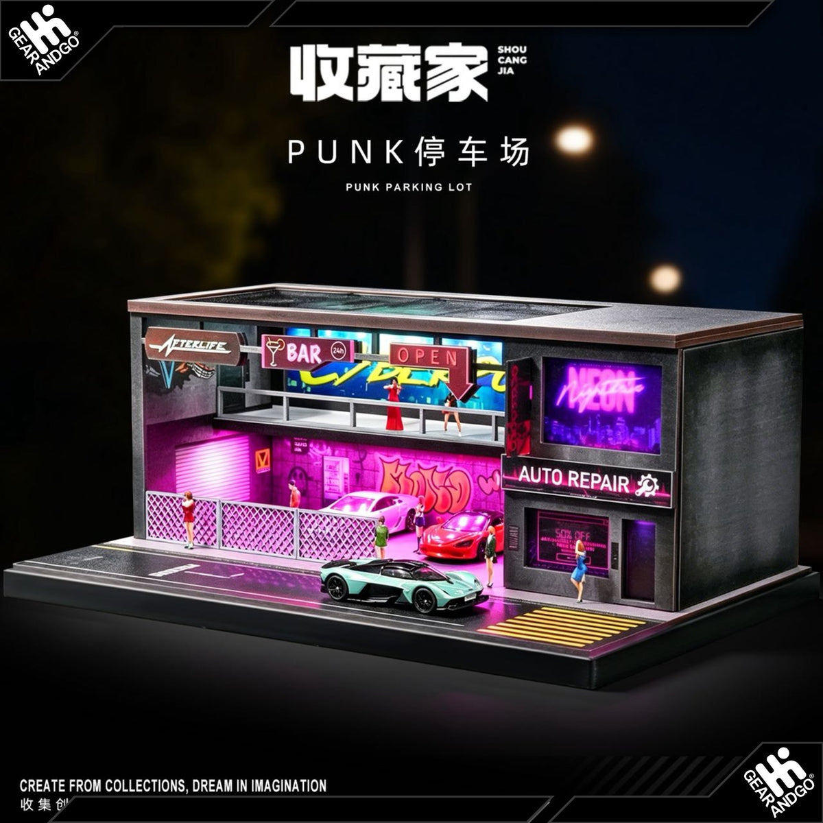 SHOU CANG JIA DIORAMA - PUNK PARKING LOT (82062)
