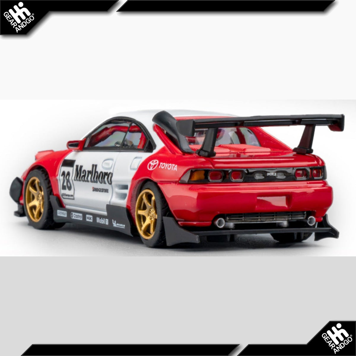 Micro Turbo Toyota MR2 SW20 Marlboro 1:64