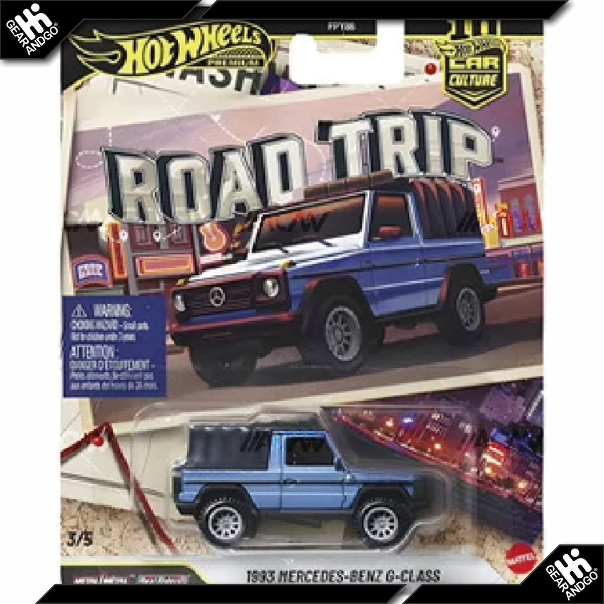 HOT WHEELS CAR CULTURE - 1993 MERCEDES-BENZ G-CLASS *ROAD TRIP*