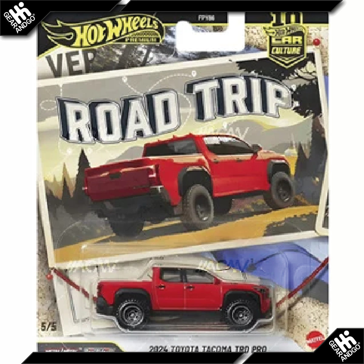 HOT WHEELS CAR CULTURE - 2024 TOYOTA TACOMA TRD PRO *ROAD TRIP*