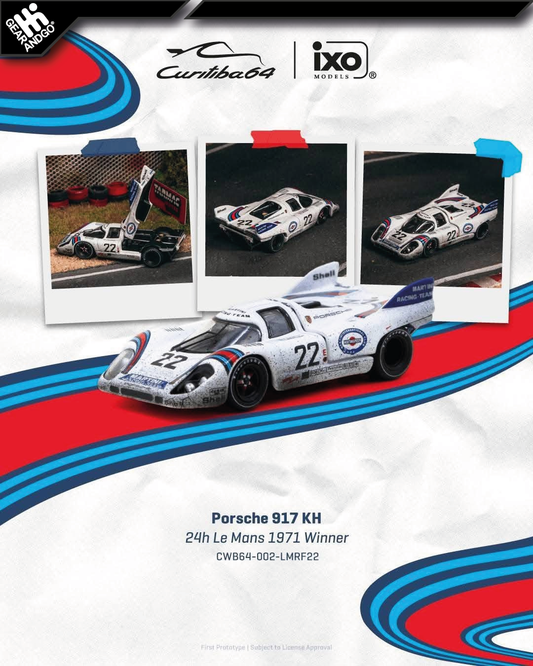 TARMAC - 1971 PORSCHE 917 KH 24H LE MANS #22 WINNER