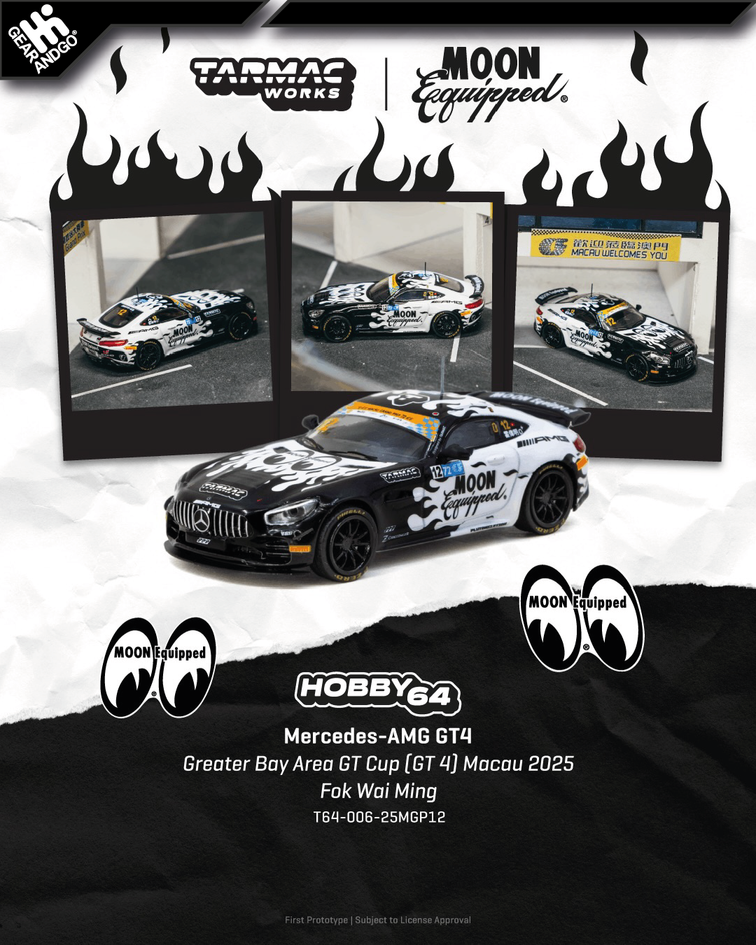 TARMAC - 2025 MERCEDES-BENZ AMG GT GT4 GREATERBAY AREA #12 FOK WAI MING GT CUP MACAU