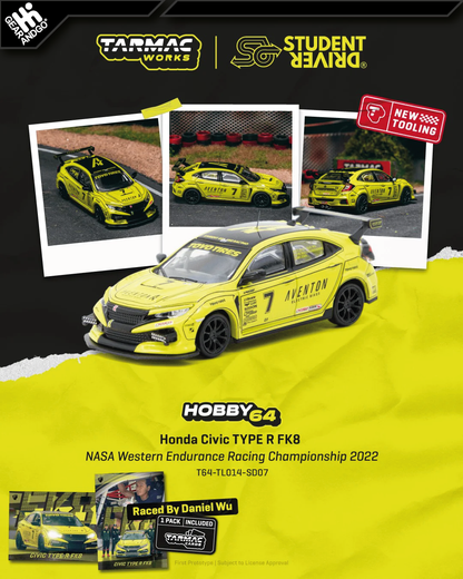 TARMAC - HONDA CIVIC TYPE R FK8 - NASA WESTERN ENDURANCE RACING CHAMPIONSHIP 2022 + CARDS