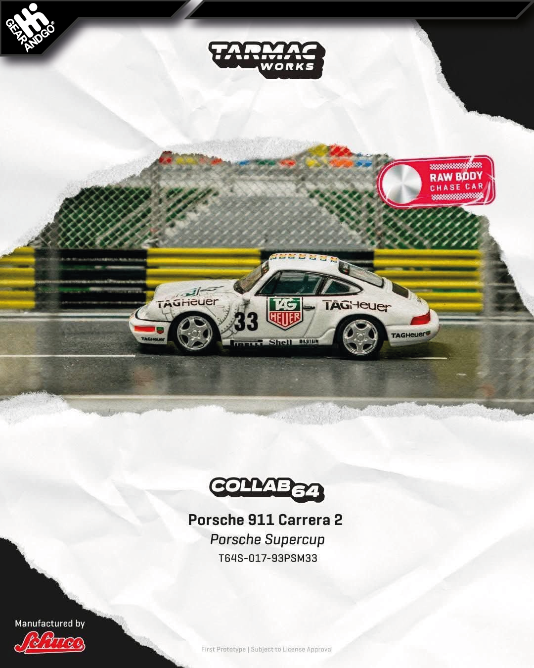 TARMAC - PORSCHE 911 CARRERA 2 *PORSCHE SUPERCUP*