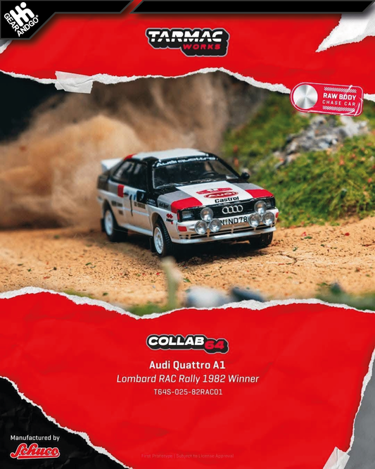 TARMAC - 1982 AUDI CA1 LOMBARD RAC RALLY #1 WINNER