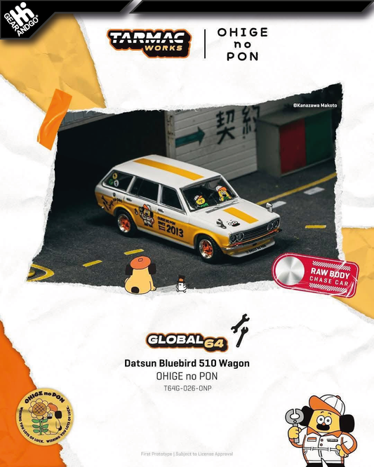 TARMAC - DATSUN BLUEBIRD 510 WAGON - OHIGE NO PON