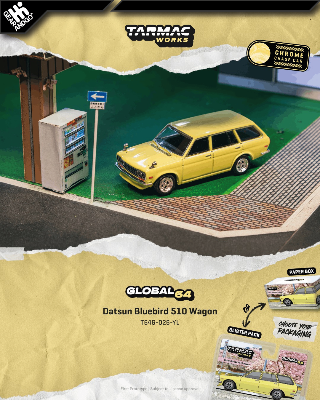 TARMAC - 1973 DATSUN 510 BLUEBIRD WAGON
