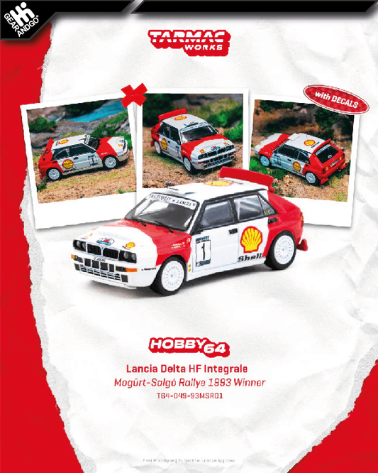 TARMAC - LANCIA DELTA HF INTEGRALE - MOGÜRT-SALGÓ RALLYE 1993 WINNER