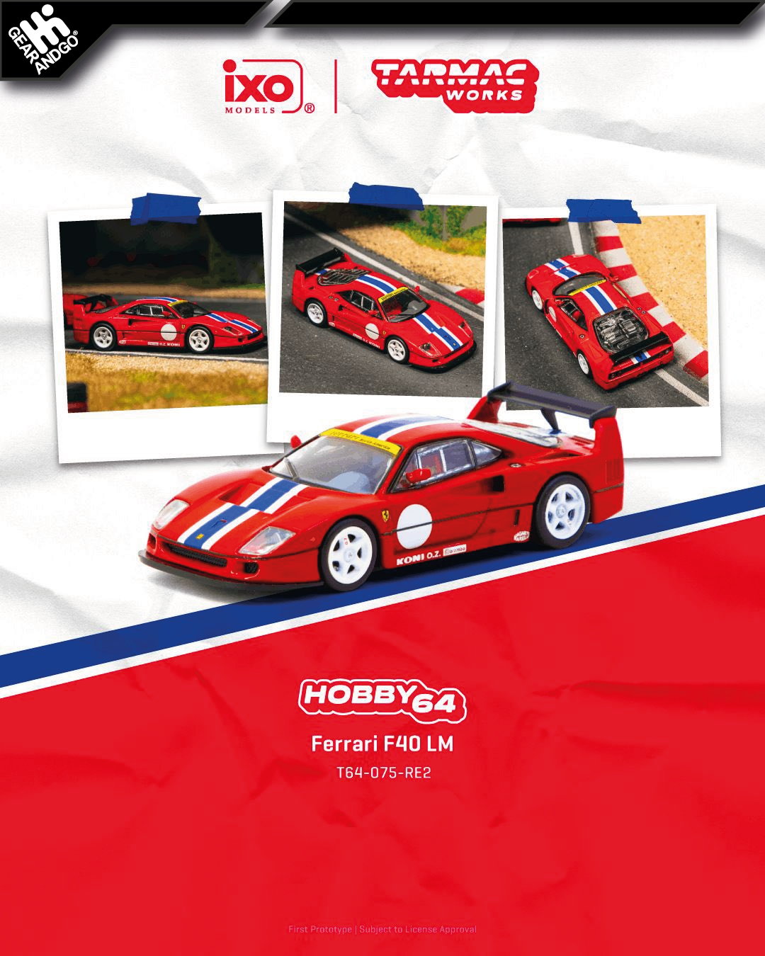 TARMAC - FERRARI F40 LM