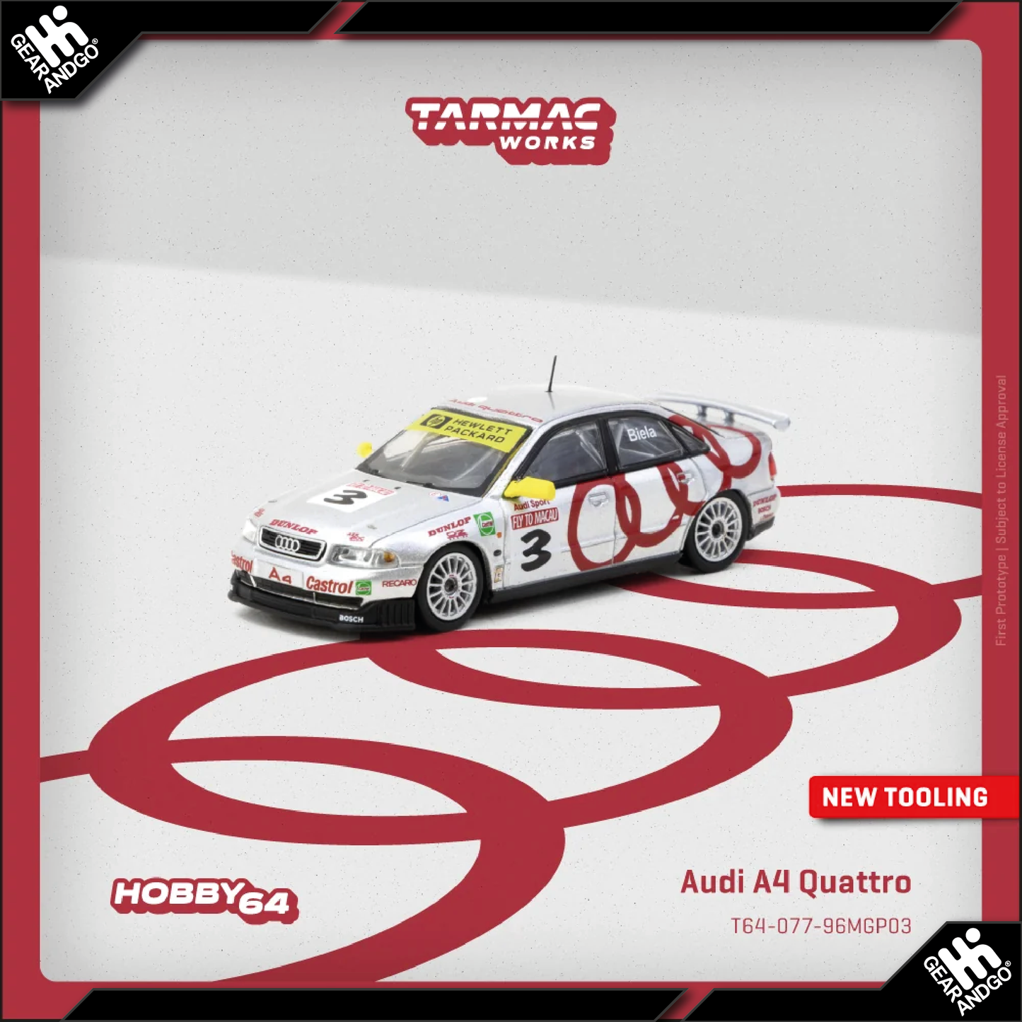 TARMAC - AUDI A4 QUATTRO MACAU GUIA RACE 1996 WINNER FRANK BIELA