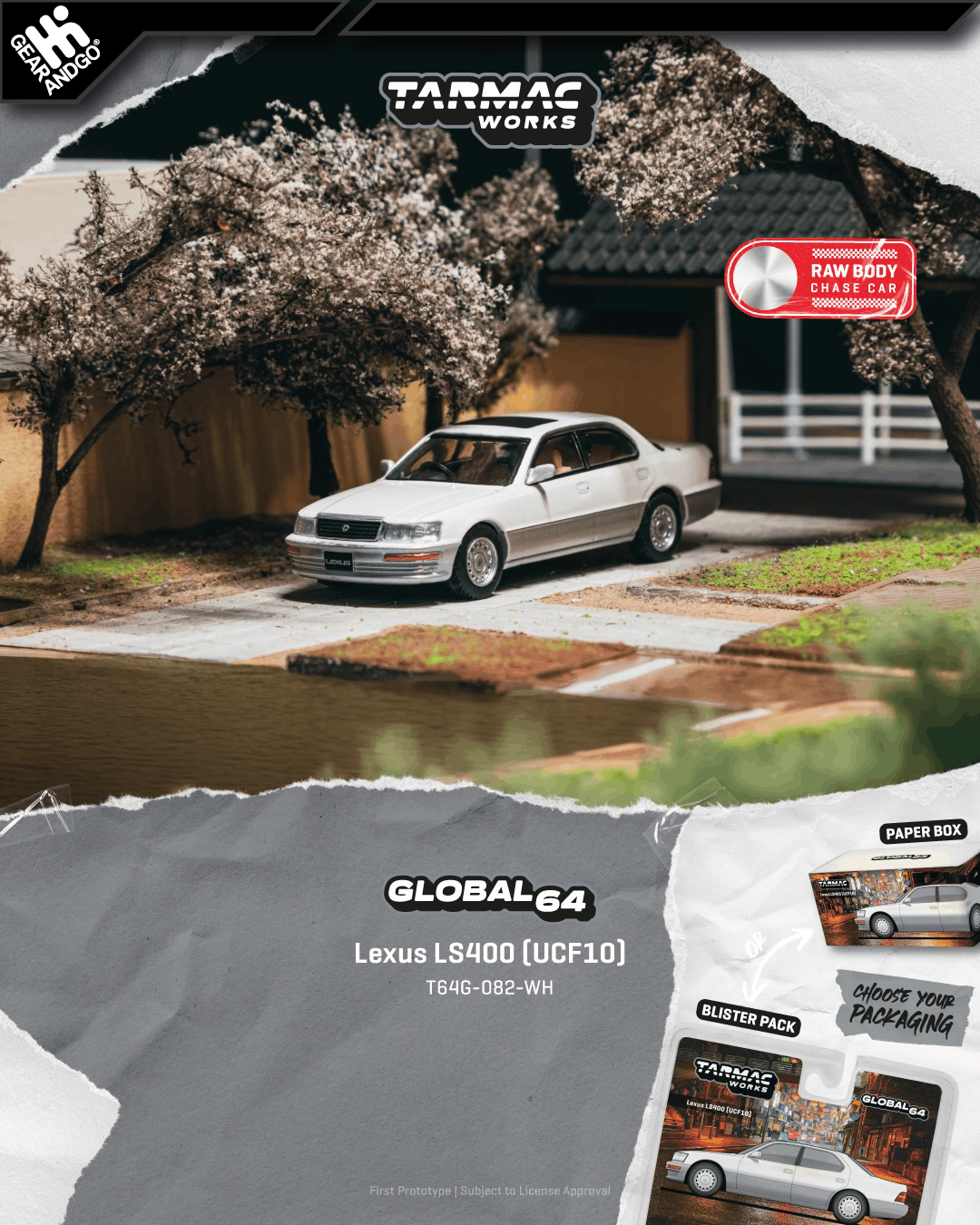 TARMAC - LEXUS LS400 (UCF10)