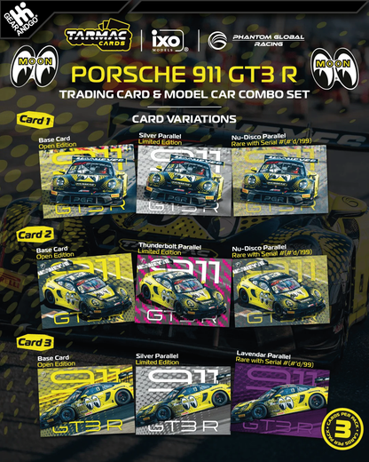 TARMAC - PORSCHE 911 GT3 R - GT WORLD CHALLENGE ASIA 2025 PHANTOM GLOBAL RACING + CARDS