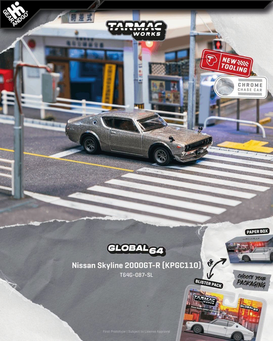 TARMAC - 1969 NISSAN SKYLINE 2000GT-R (KPGC1100)