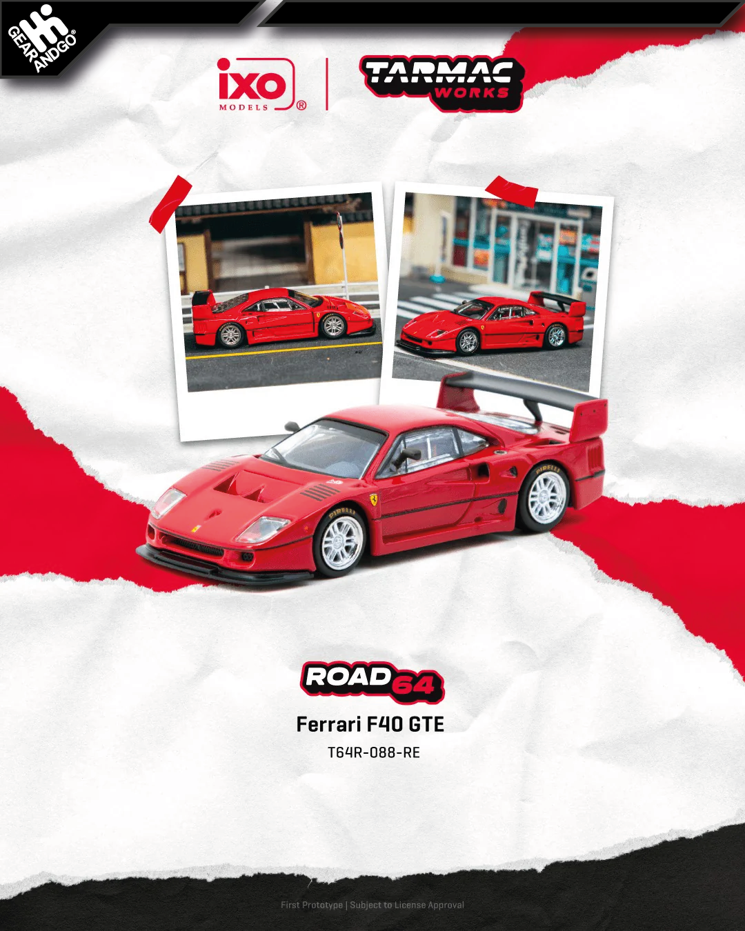 TARMAC - FERRARI F40 GTE