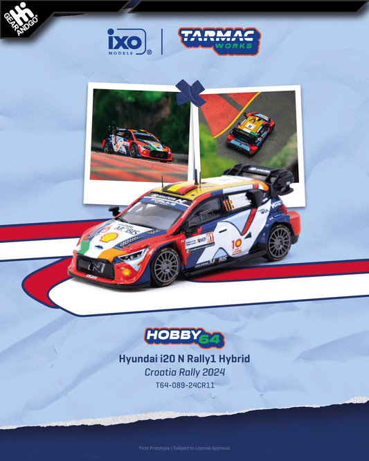 TARMAC - 2024 Hyundai i20 N Rally1 Hybrid Thierry Neuville/Martijn Wydaeghe Croatia Rally