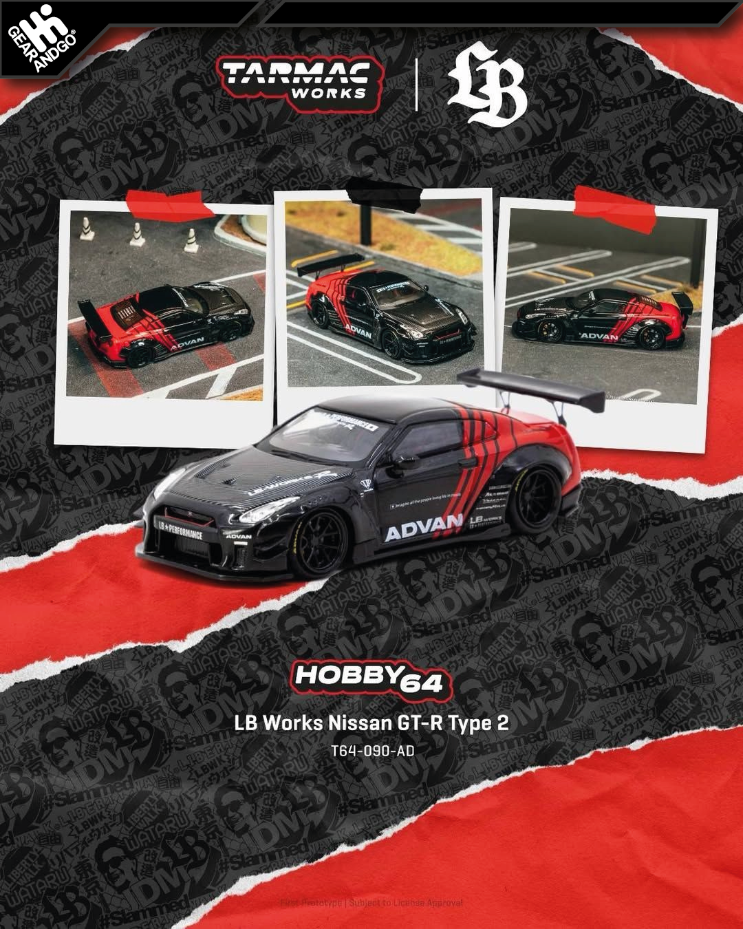 TARMAC - 2026 NISSAN GT-R (R35) LB WORKS TYPE 2 *ADVAN*