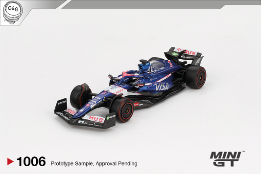 MINI GT 1006 - 2024 RB VCARB 01 #3 DANIEL RICCIARDO F1 2024 BAHRAIN GP