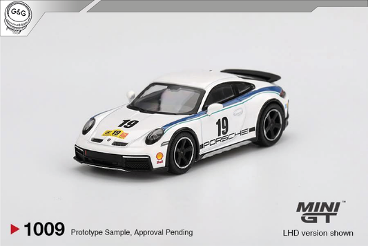 MINI GT 1009 - 2024 PORSCHE 911 (992) DAKAR RALLY DESIGN PACKAGE 74